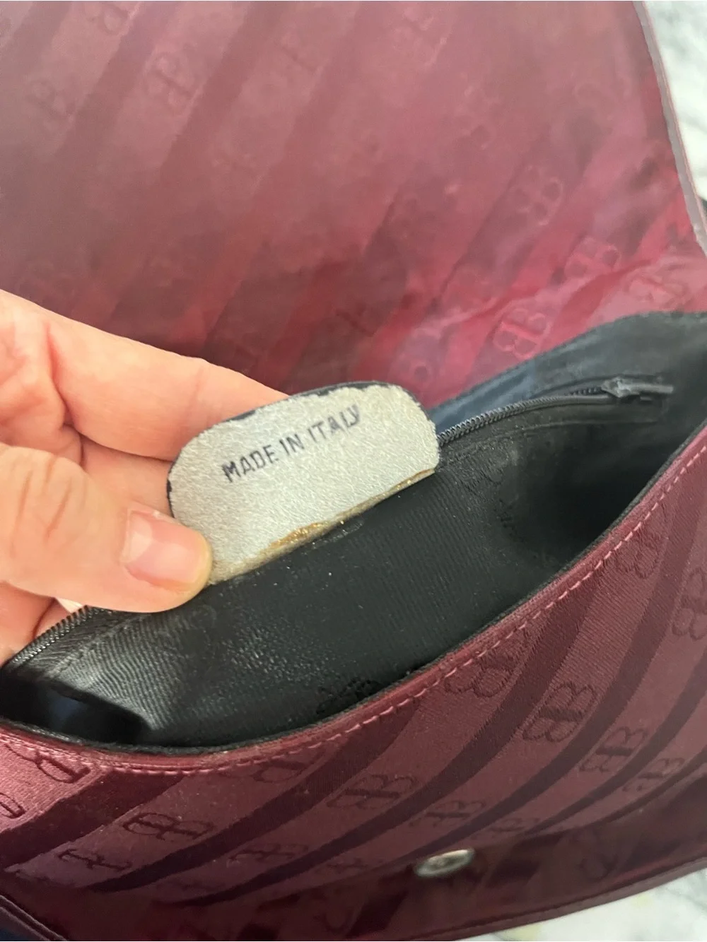Balenciaga vintage burgundy